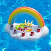 Inflatable Rainbow Cloud Cup Holder  Ice Bucket