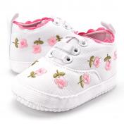 Lace Floral Embroidered Soft Shoes For New Borns