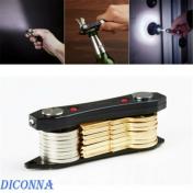 Smart Key Holder Compact Keychain Organizer With LED Lights