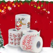 Christmas Pattern Roll Toilet Paper
