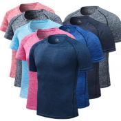 4-Pack Active Athletic Dry-Fit Performance Tees