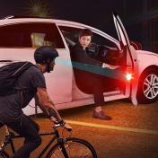 2X Universal Car LED Opening Door Safety Warning Anti-collision Lights