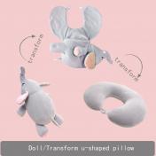 Doll Transform U-shaped Pillow