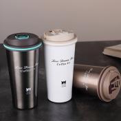 Stainless Steel Coffee Cup with Lid