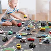 Children Educational Game Map with Traffic Signs