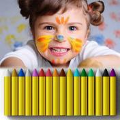 16 colors children Make-Up Face Color Crayons Kit