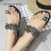 Women's casual rhinestone sandals