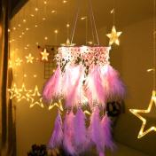 LED Feather Tassel Catching Monternet