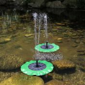 Simulation Lotus Leaf Solar Floating Fountain