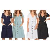 Button Front Summer Dresses