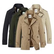 Men's Windbreaker Fleeced Lined Jacket