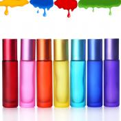 8 PCS Lip Gloss Essential Oil Perfume Bottle Roller