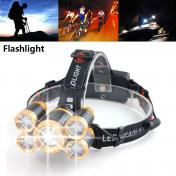 Power 5-LED Headlamp with Adjustable Zoom - 2 Colours