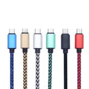 Braided Charging Cables for iPhones and iPads in Choice of Length and Colour