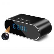 1080P HD Clock Camera WIFI Control Concealed IR Night View Alarm Camcorder