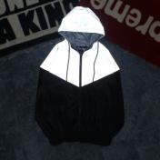 Unisex Reflective Jacket with hood and zipper