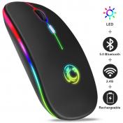 RGB Rechargeable LED Backlit Ergonomic Gaming Mouse