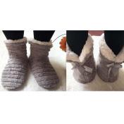 Fluffy Plush Lined Slipper Boots