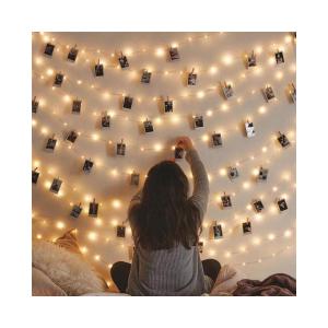 LED String Lights Decoration with Photo Clips
