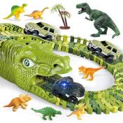 Dinosaur Car Race Track Toy