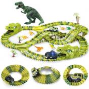 Dinosaur Car Race Track Toy