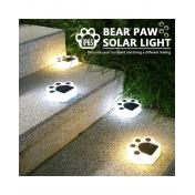 Outdoor Bear Claw Footprint Solar Led Light