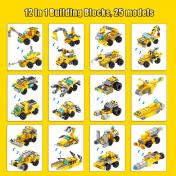 25 in 1 Vehicles Construction Building Set