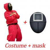 Game Mask Cosplay Jumpsuit 
