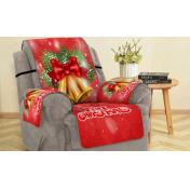 Printed Christmas Armchair, Loveseat or Sofa Cover