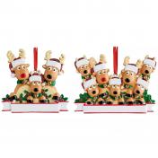 Reindeer Family Christmas Ornament