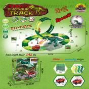 Spraying Dinosaur Toys Race Track Set