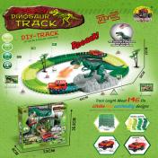 Spraying Dinosaur Toys Race Track Set