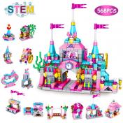 568 PCS Princess Castle Building Toys Set