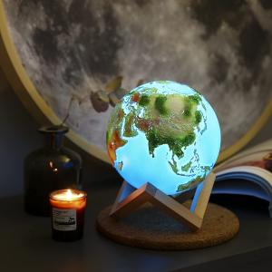 3D Printing Rechargeable Earth Night Light