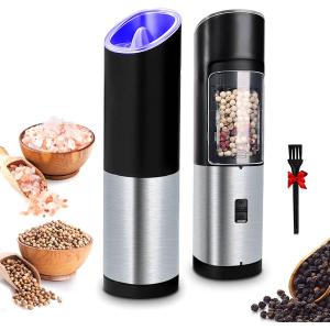 Gravity Induction Electric Salt and Pepper Grinder