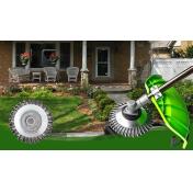 6 or 8-Inch Wired Round-Edge Weed Trimmer Head Blade