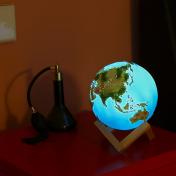 3D Printing Rechargeable Earth Night Light