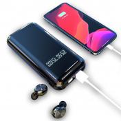 TWS Bluetooth Earphones with 10000mAh Charge Case