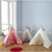 Striped Canvas Kids Indian Tent TeePee