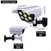 77 LED Solar Light Motion Sensor Security Dummy Camera