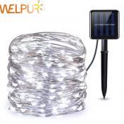 Solar Copper Wire Outdoor String Lights