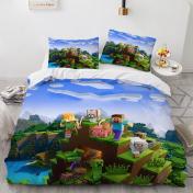 Cartoon Bedding Set with 2 Pillowcases