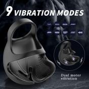 Vibrating Testicle Massager Cock Ring Sex Toys