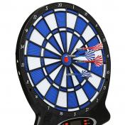 Electronic Dartboard with LED Digital Score Display and Plastic Tip Darts