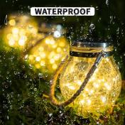 Waterproof Crack Glass Globe Garden Light
