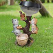 Garden Statues Annimal Squirrel Solar LED Light