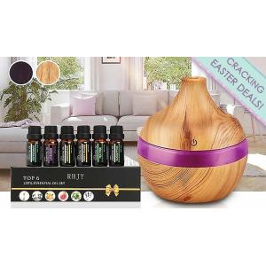 Electric Aroma Humidifier With Optional Essential Oils