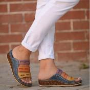 Colour-Block Non-Slip Platform Sandals