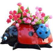 Ladybugs Flower Pot Garden Decoration