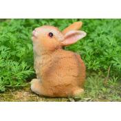 Mini Cute Rabbit Garden Statue